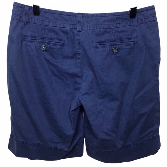 Lilly Pulitzer Palm Beach Fit Shorts Navy Blue Size 8 9 Inch Summer - Picture 3 of 5